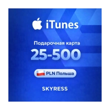🍎 ITUNES APPLE ID ICLOUD ПОДАРОЧНАЯ КАРТА | PL ПОЛЬША | 25 - 200 PLN | АВТОВЫДАЧА ⚡️